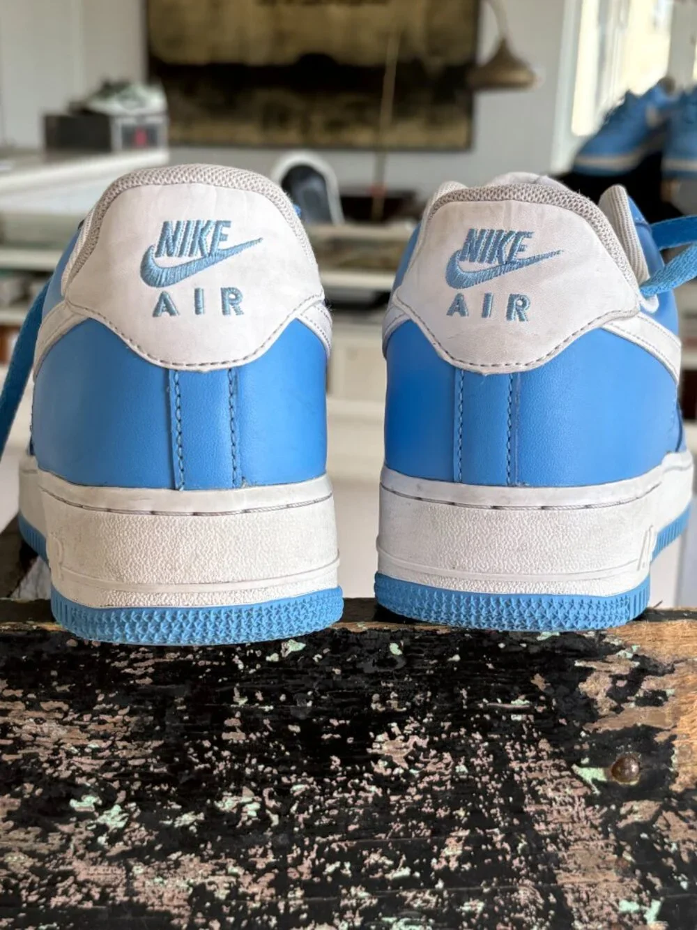 Nike Air Force 1 '07 Low University Blue/White Sneakers Men's Size 8